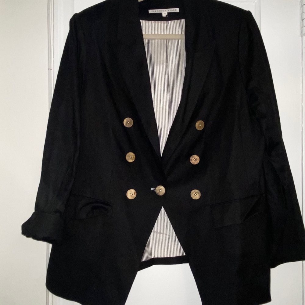 Veronica beard linen blazer
